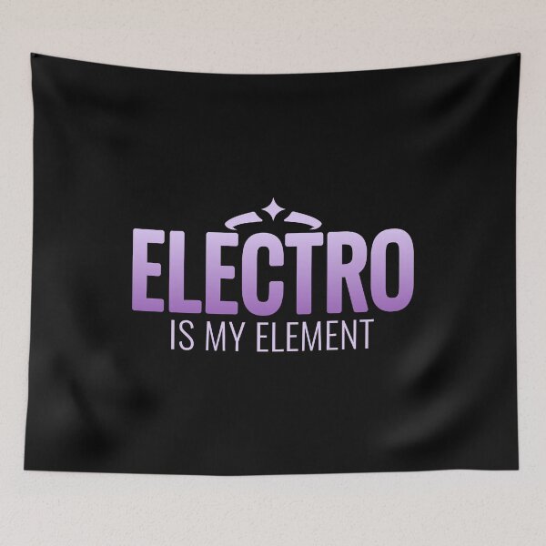 Item preview, Genshin Impact Electro is my Element designed and sold by Go-Fun.