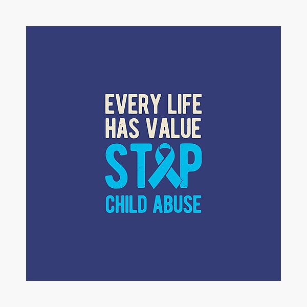 Item preview, Child Abuse Awareness designed and sold by artworkbyrihen.
