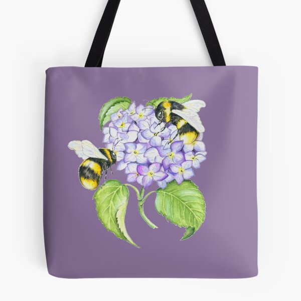 Item preview, Abejorro en hortensias designed and sold by ColorSplendor.
