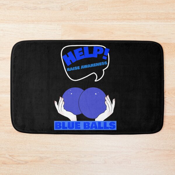 Item preview, HELP! RAISE AWARENESS BLUE BALLS designed and sold by Explicitgt.