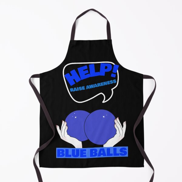 Item preview, HELP! RAISE AWARENESS BLUE BALLS designed and sold by Explicitgt.