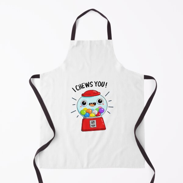 Item preview, I Chews You Funny Gumball Machine Puns designed and sold by punnybone.