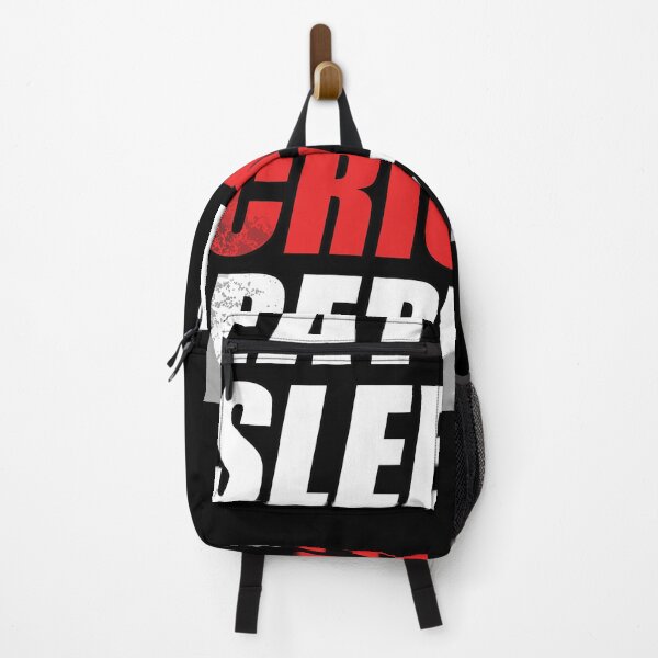 Item preview, Eat sleep Cricket Repeat designed and sold by Feline Rockstars.