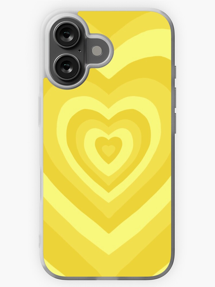 Yellow Retro Heart