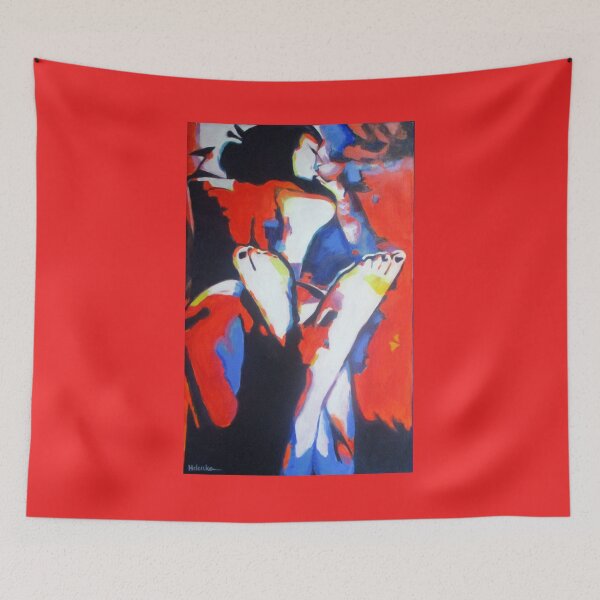 Item preview, "Solitary girl s night" designed and sold by Helenka.
