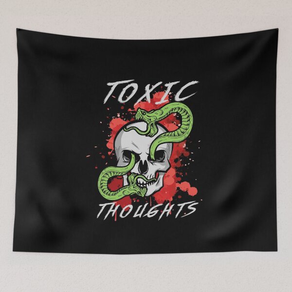 Item preview, Stoner rock skull with snakes designed and sold by ElBeDesigns.