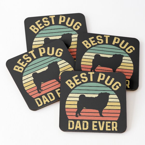 Item preview, Best Pug Dad Ever Funny Pug Dog Owner designed and sold by joykart.