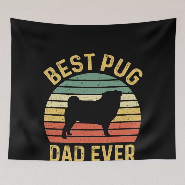 Item preview, Best Pug Dad Ever Funny Pug Dog Owner designed and sold by joykart.