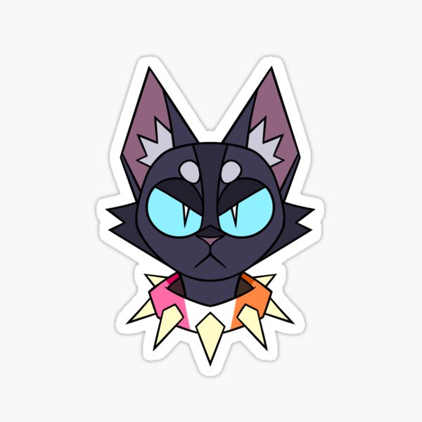 202735 - safe, artist:reruririreruro, scourge (warrior cats), cat, feline,  mammal, feral, warrior cats, 2021, anime, black body, black fur, black  hair, blood, claws, fur, hair, male, open mouth, purple collar, sharp teeth