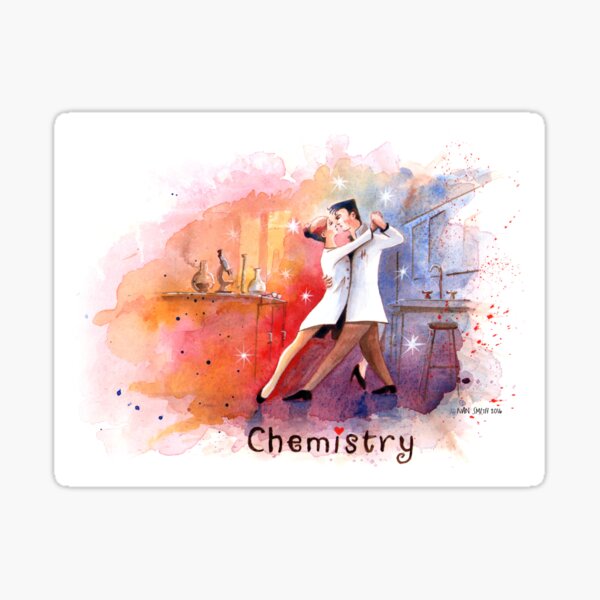 Laboratory Love Sticker