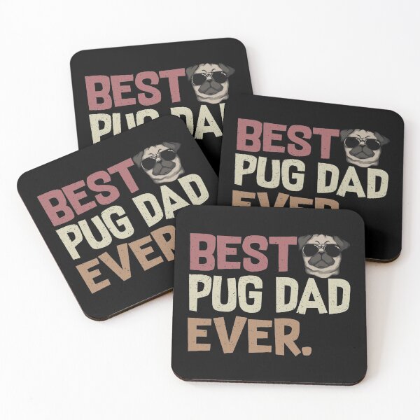 Item preview, Best Pug Dad Ever Funny Pug Dog Owner designed and sold by joykart.