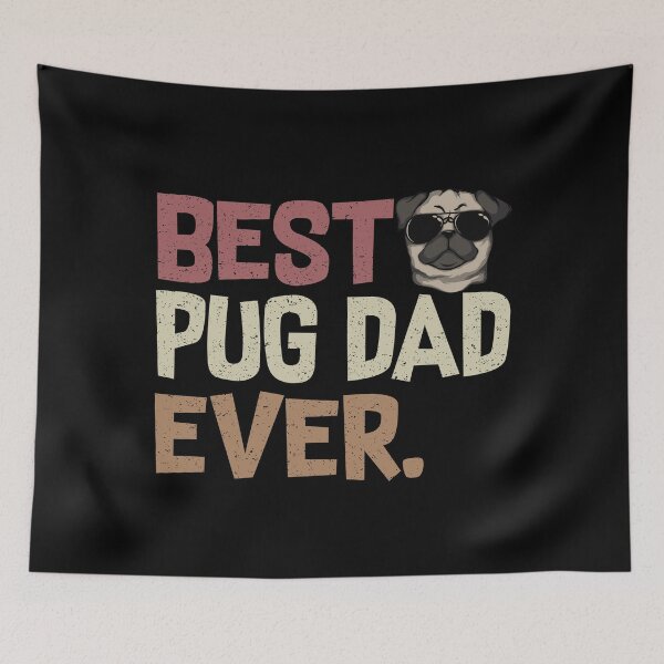 Item preview, Best Pug Dad Ever Funny Pug Dog Owner designed and sold by joykart.