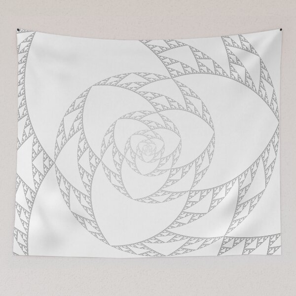 Item preview, Sierpinski Spiral Fractal Pattern designed and sold by Sybille-Yates.