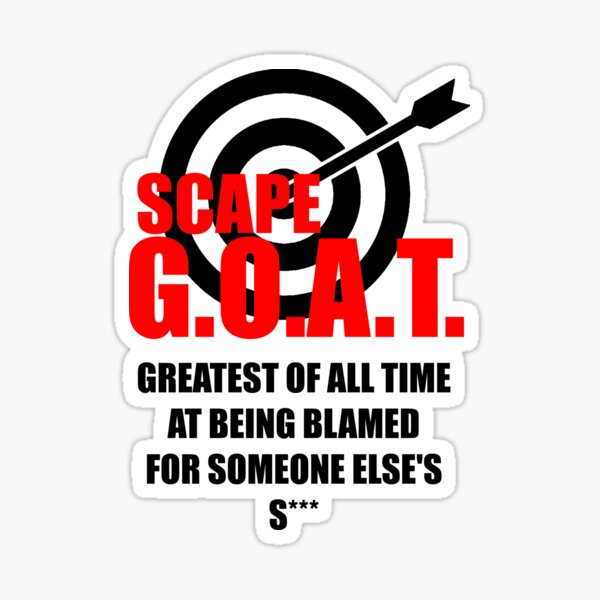 scapeG.O.A.T - funny snarky GOAT Sticker