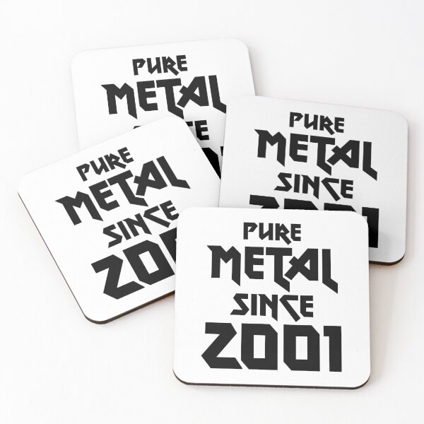 Item preview, Gift for 20 Year Old Pure Metal 2001 20th Birthday designed and sold by WPahat.