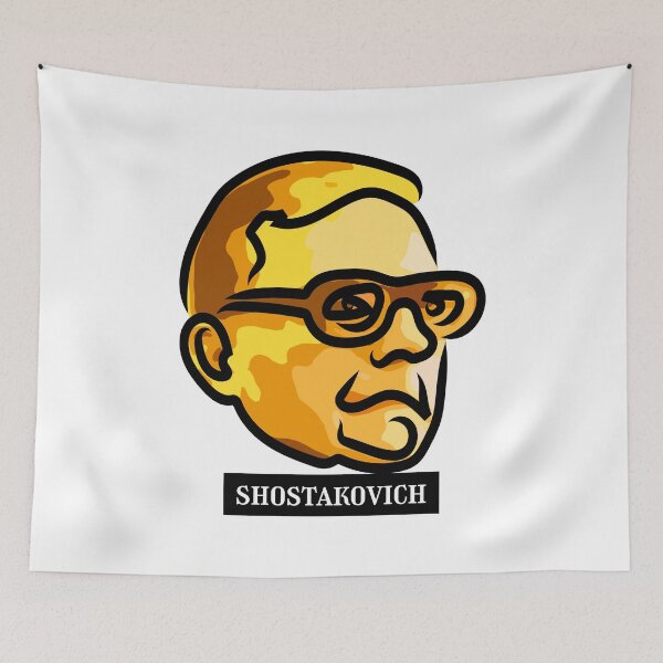 Item preview, Portrait of the composer Shostakovich designed and sold by Xdelacra.