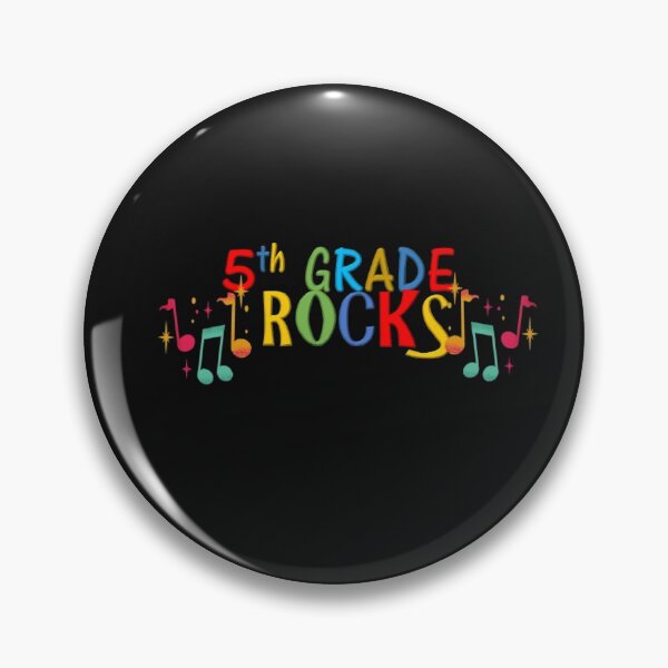 Item preview, 5th Grade Rocks. Music Notes designed and sold by thekidsprint.