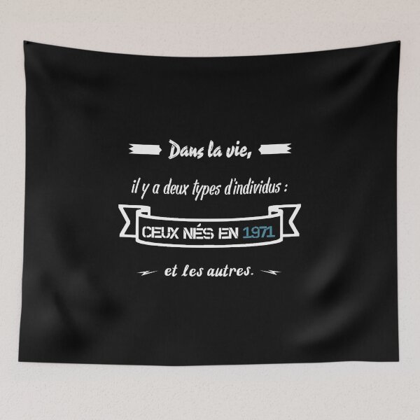 Item preview, People born in 1971... and the others (French) designed and sold by 2Girls1Shirt.