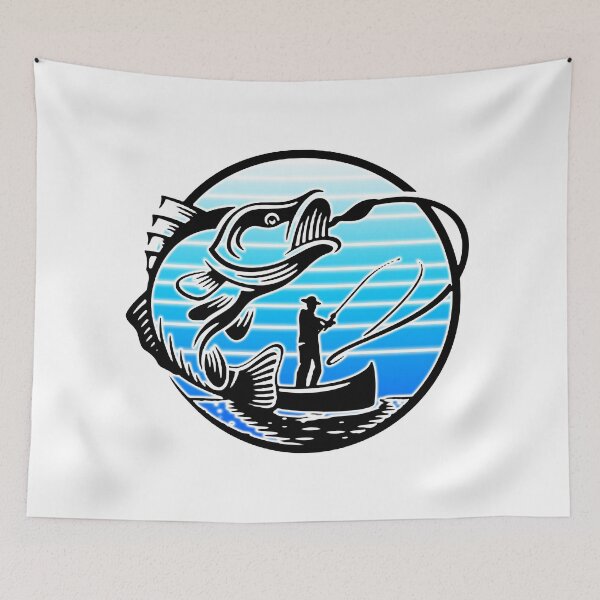 Item preview, retro bass fishing  designed and sold by Soithside87.