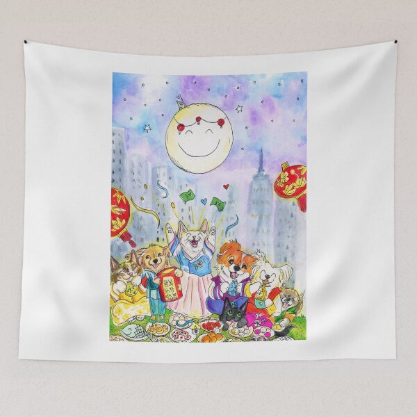 Item preview, Lunar New Year Cats and Dogs designed and sold by HappyPawtraits.