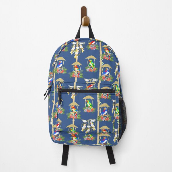 Item preview,  Tiki Room Birds in Blue designed and sold by RadicalRad.