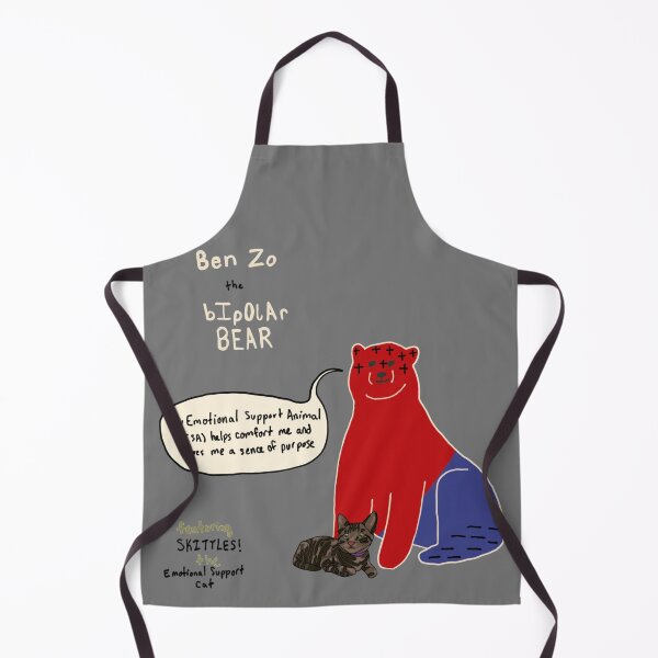 Item preview, Bipolar bear on emotional support animals designed and sold by ksail.