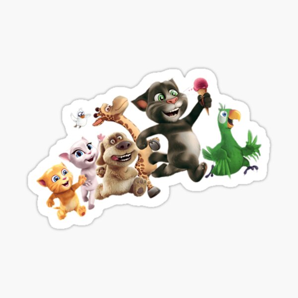 Talking Tom Stickers Redbubble