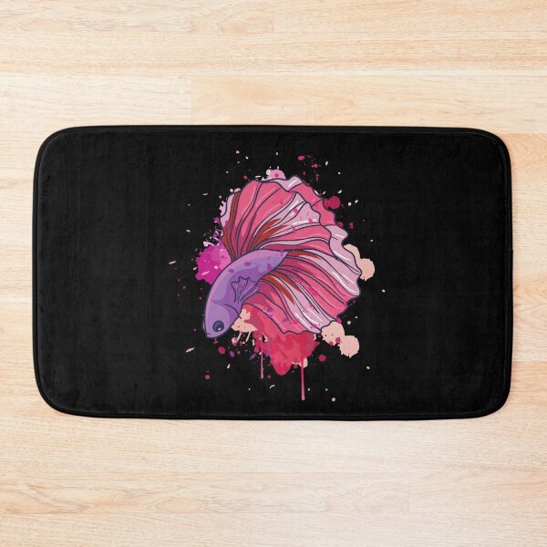 Item preview, Betta fighting fish pink designed and sold by ElBeDesigns.