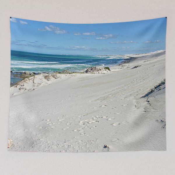 Item preview, White Sand Beach Ocean Coastal Landscape, De Hoop South Africa designed and sold by worldways.
