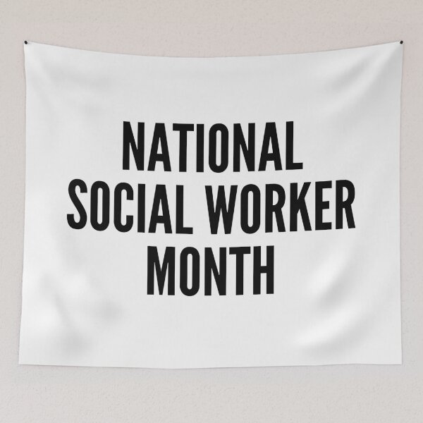Item preview, National Social Worker Month designed and sold by cheriecho.
