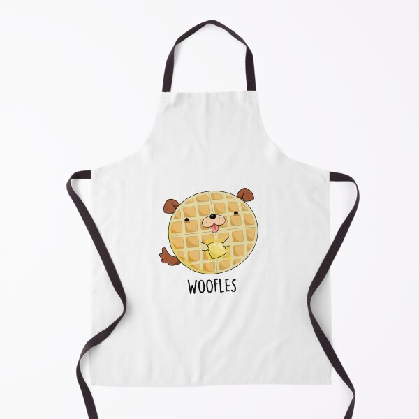 Item preview, Woofles Funny Doggy Waffle Puns designed and sold by punnybone.