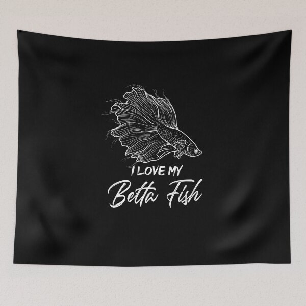 Item preview, I love my Betta fish fighting fish designed and sold by ElBeDesigns.