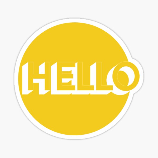 Item preview, Hello Sunshine Cute Funny Summer Meme designed and sold by AlanW1980.