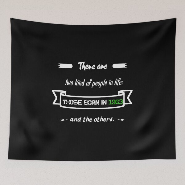 Item preview, People born in 1963... and others (English) designed and sold by 2Girls1Shirt.