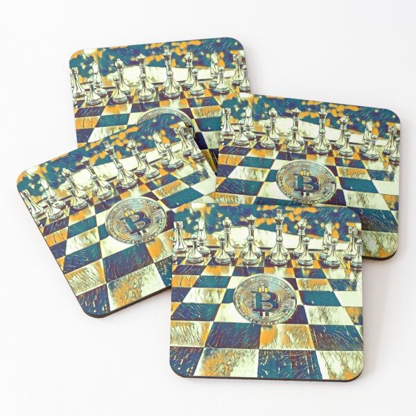 Item preview, Bitcoin Chessboard designed and sold by Elxy.