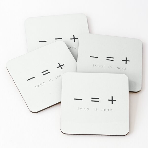 Item preview, Less is more designed and sold by KindToThePlanet.