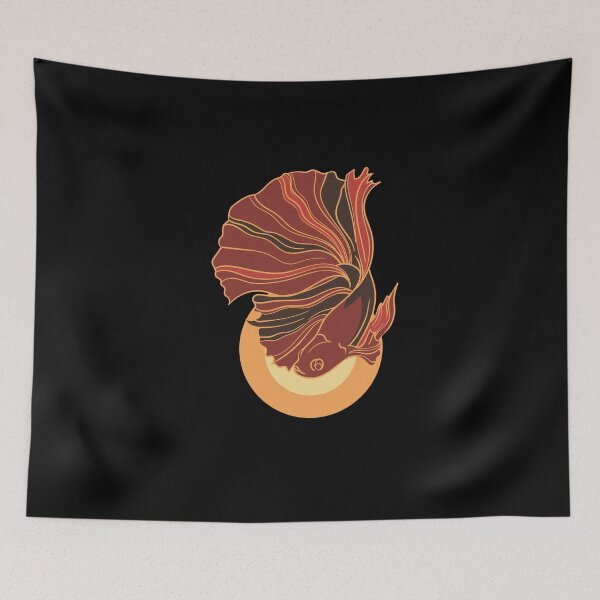 Item preview, Siamese fighting fish designed and sold by ElBeDesigns.