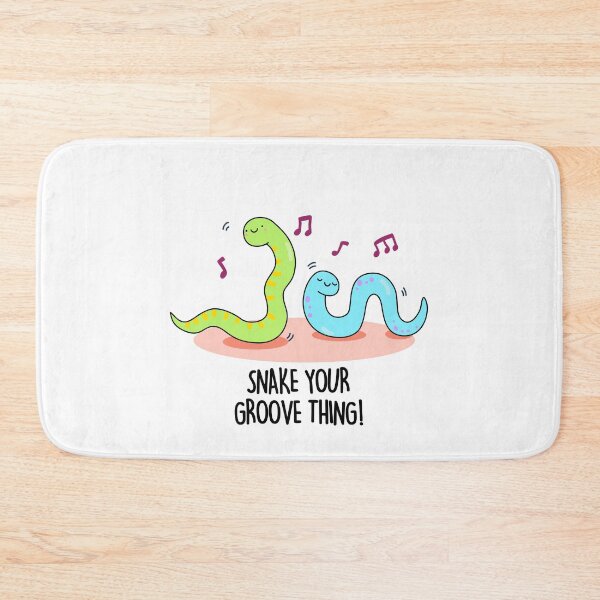 Item preview, Snake Your Groove Thing Funny Disco Worm Puns  designed and sold by punnybone.