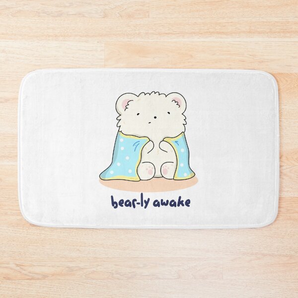 Item preview, Bearly Awake Funny Sleepy Bear Puns  designed and sold by punnybone.
