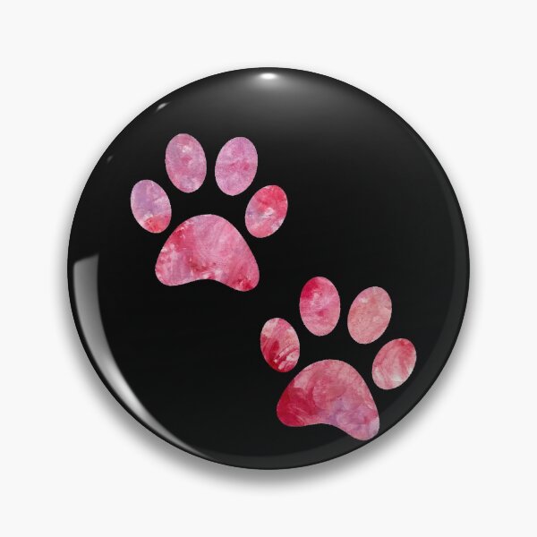 Item preview, Patas de perro Patas de acuarela Pata de acuarela rosa designed and sold by WatercolorFun.