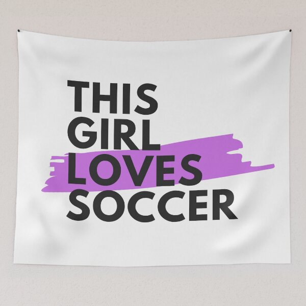Item preview, This girl loves soccer designed and sold by TheGreenGoat.
