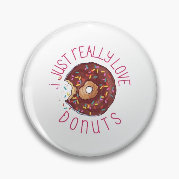 Item preview, I Just Really love Donuts Cute Donut Lovers Gift designed and sold by Nathalie Aynié.