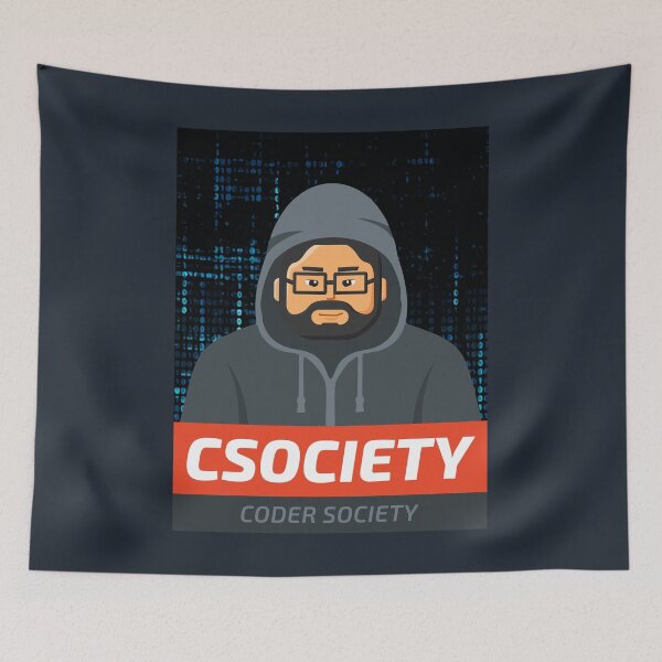 Artikelvorschau, Coder Society Mr Robot Fsociety (Dunkel) entworfen und verkauft von Devshirt.
