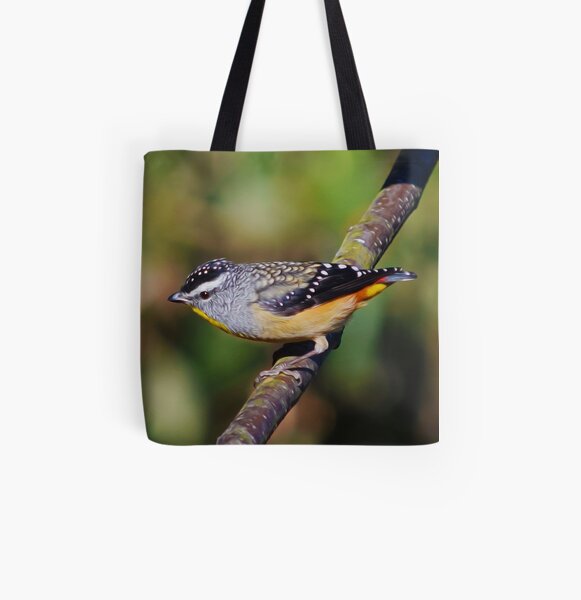 Spotted Pardalote 2 All Over Print Tote Bag