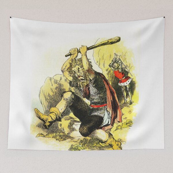 Item preview, Jack the Giant killer vintage artwork illustration designed and sold by Vintage Designs +.