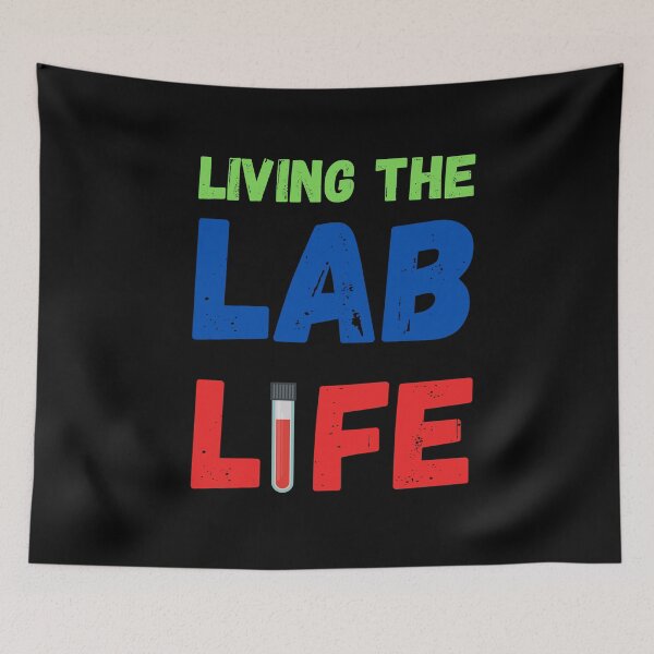 Item preview, Living the lab life designed and sold by HasnaanMohsin.