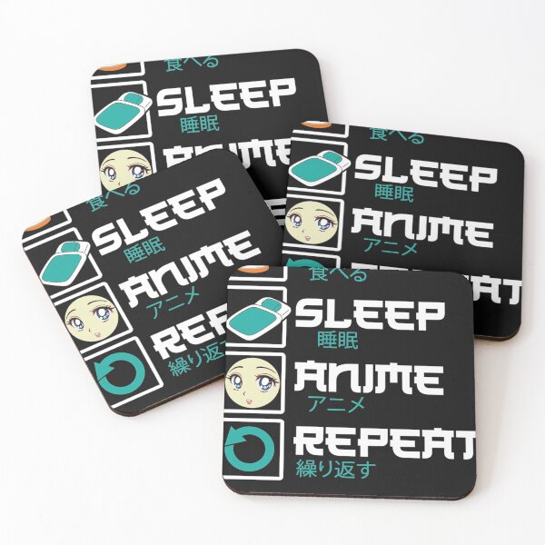 Item preview, Anime Eat Sleep Repeat - Geschenkidee adolescente atrapasueños kpop designed and sold by AvantHei.