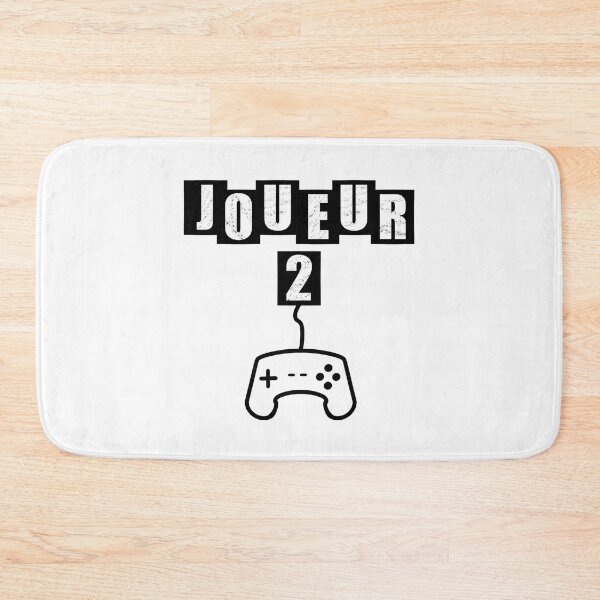 Item preview, Player Two French - White designed and sold by BusyMonkeys.