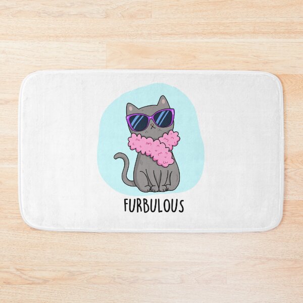 Item preview, Furbulous Funny Elegant Cat Puns  designed and sold by punnybone.