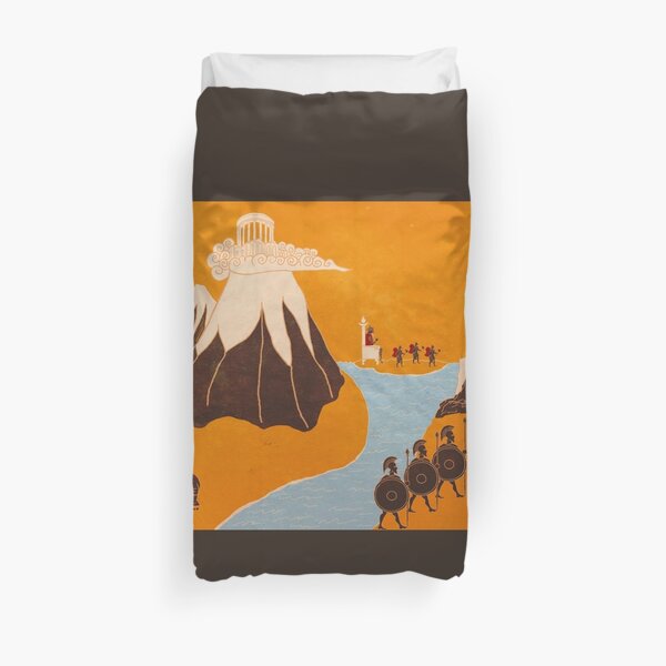 Ancient Greece Duvet Cover